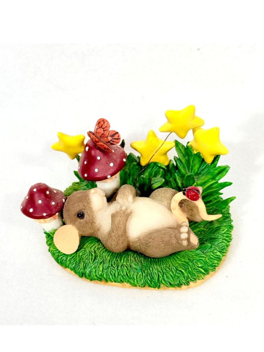 Charming Tails Wish Upon A Star Figurine Limited Edition By Fitz And Floyd w/Box